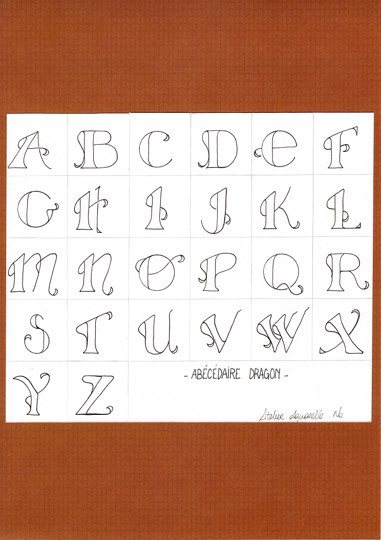 abecedaire Dragon R15
